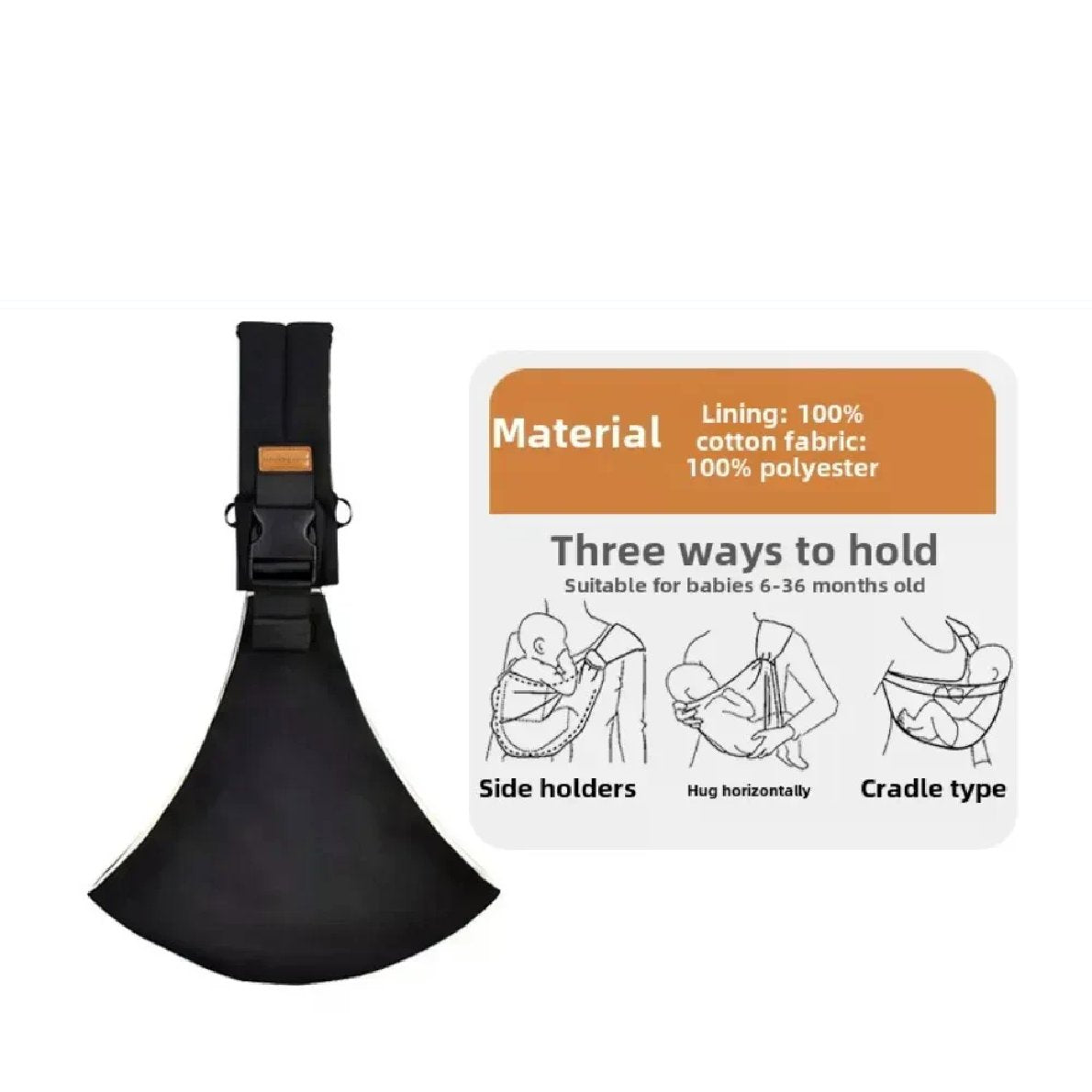 Premium Hip Carrier Leopard Brown