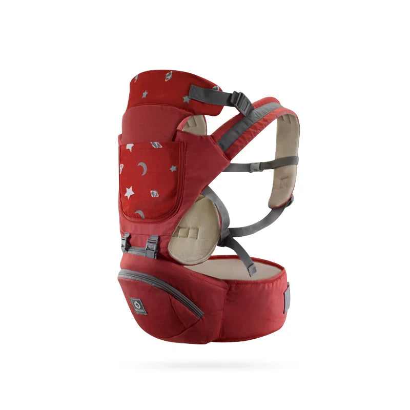 Ergonomic 4-in-1 Baby Carrier with Hip Seat – Adjustable & Breathable