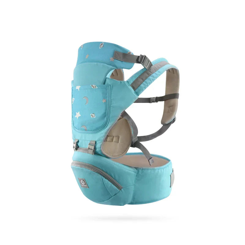 Ergonomic 4-in-1 Baby Carrier with Hip Seat – Adjustable & Breathable