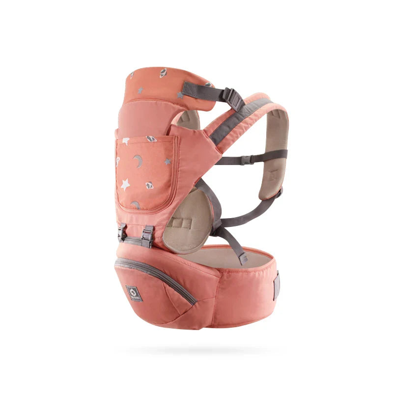 Ergonomic 4-in-1 Baby Carrier with Hip Seat – Adjustable & Breathable
