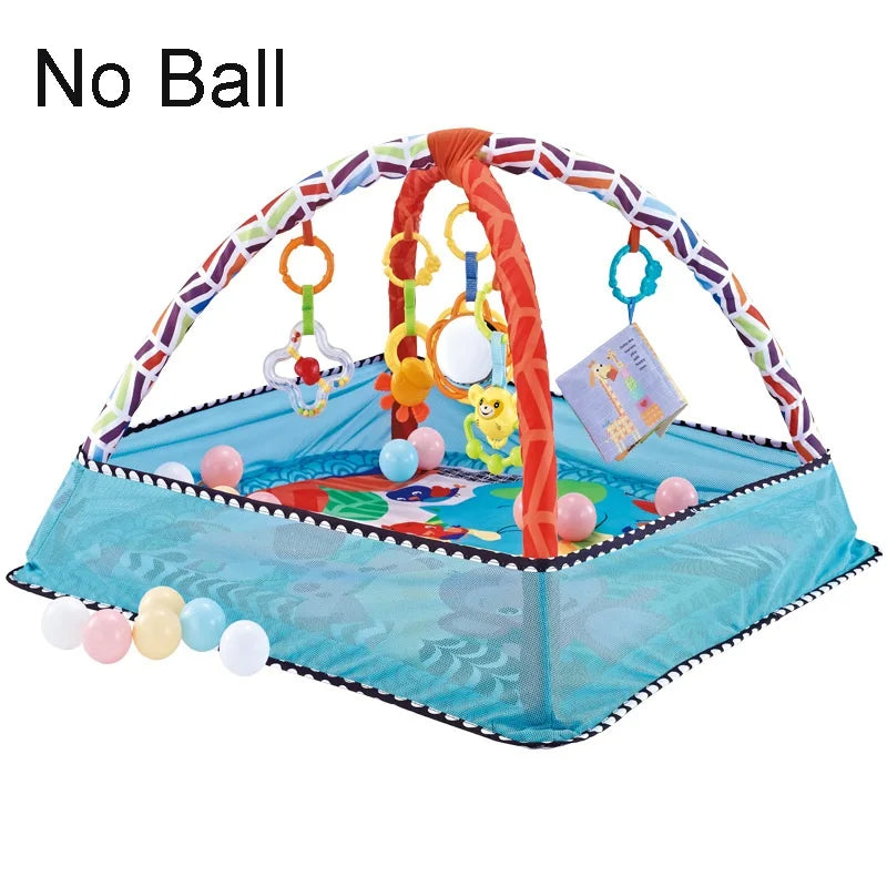 Baby Activity Gym with Play Mat & Hanging Toys – Sensory Play for Newborns & Toddlers