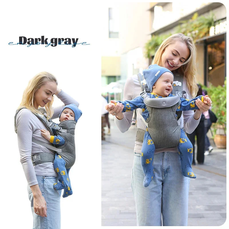 4-in-1 Ergonomic Baby Carrier – Adjustable and Comfortable Baby Wearing Solution