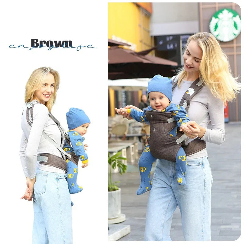 4-in-1 Ergonomic Baby Carrier – Adjustable and Comfortable Baby Wearing Solution
